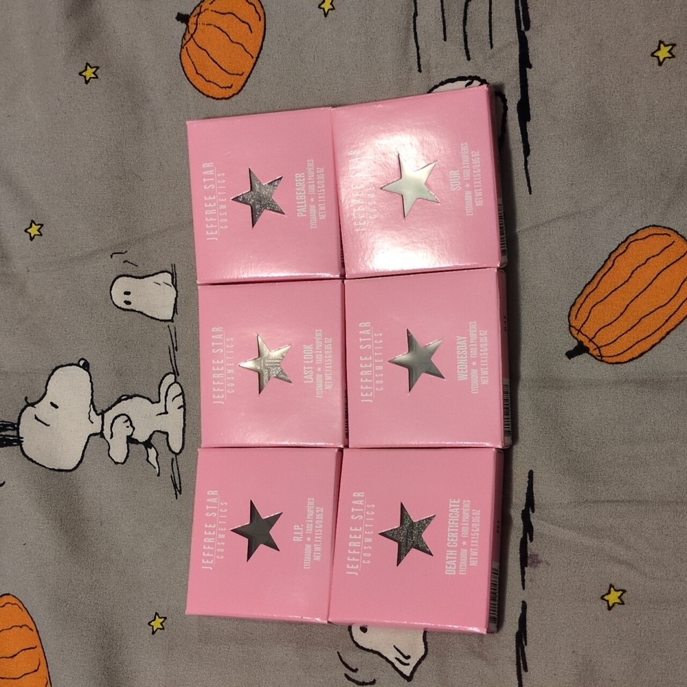 Jeffrey star eyeshadow singles